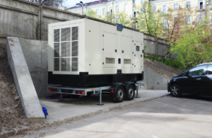 backup generator outdoors - valley power systems
