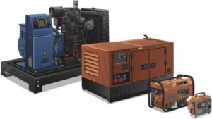 generator size in california for industrial power supplier 