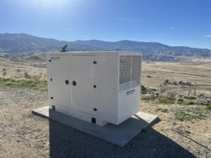 blue star natural gas generator install by valley power systems 